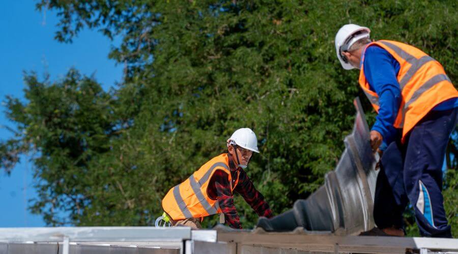 Professional metal roof installation in Amherst, NH